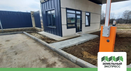 Обустройство въездной группы в поселке "Фаворит"